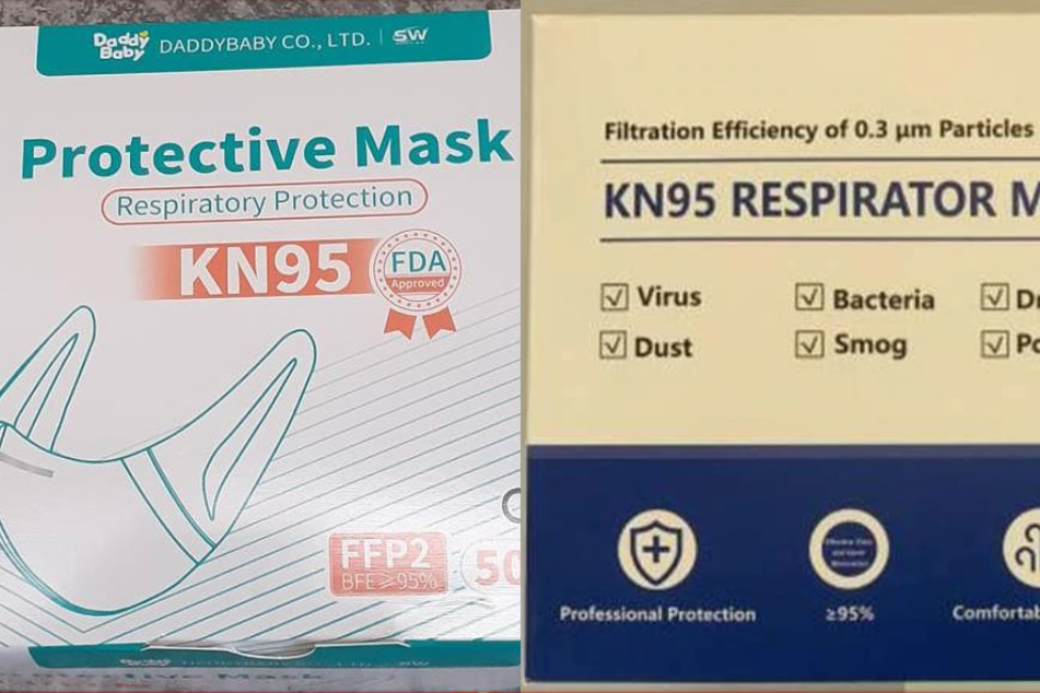 Mehrere Atemschutzmasken aus China wurden vom EU-Verbraucherschutz zurückgerufen.