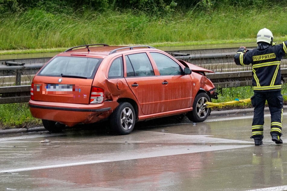 An dem Crash waren mehrere Fahrzeuge beteiligt.
