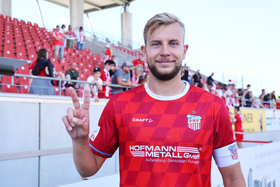 FSV-Spieler Maximilian Somnitz (23) erlitt einen Wadenbeinbruch – er fällt die kommenden Wochen aus.
