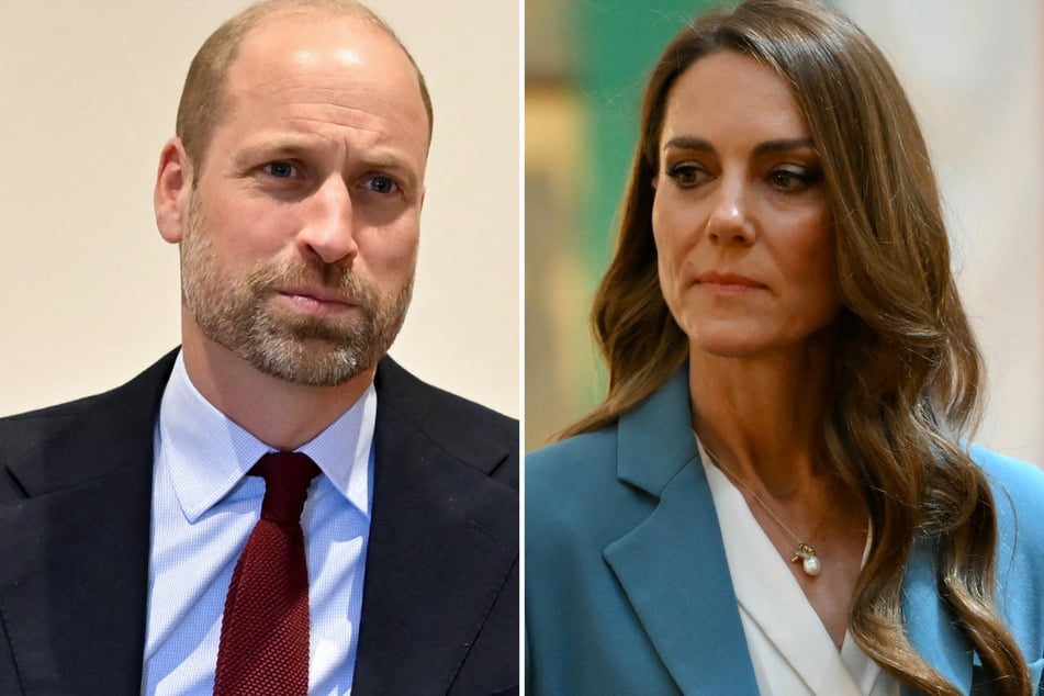 Prince William (l.) made a rare comment on Kate Middleton's recent cancer battle, saying that their family "couldn't cope without her."