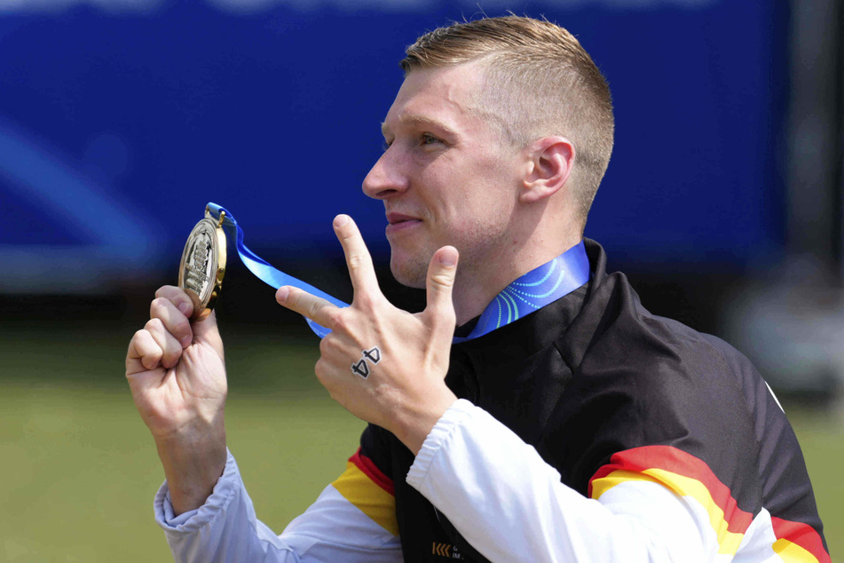 Florian Wellbrock (27 ans) a déjà remporté trois médailles d'or aux championnats du monde de natation à Singapour.