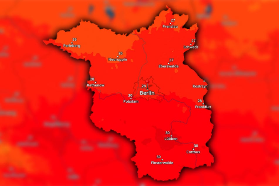 Im Süden Brandenburgs werden am Samstag die höchsten Temperaturen erwartet.