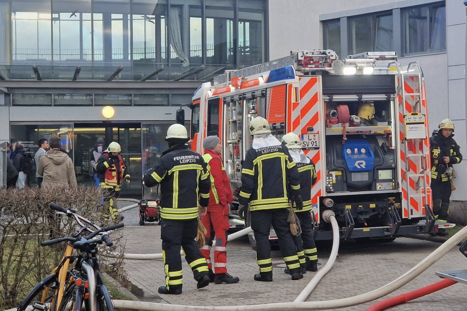 Leipzig: Feuer in psychiatrischer Klinik in Leipzig: Station musste evakuiert werden