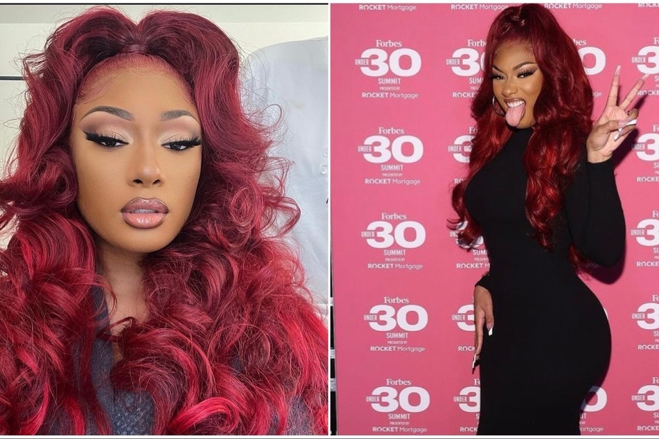 Megan Thee Stallion channeled Little Mermaid vibes with her stunning new red-do!
