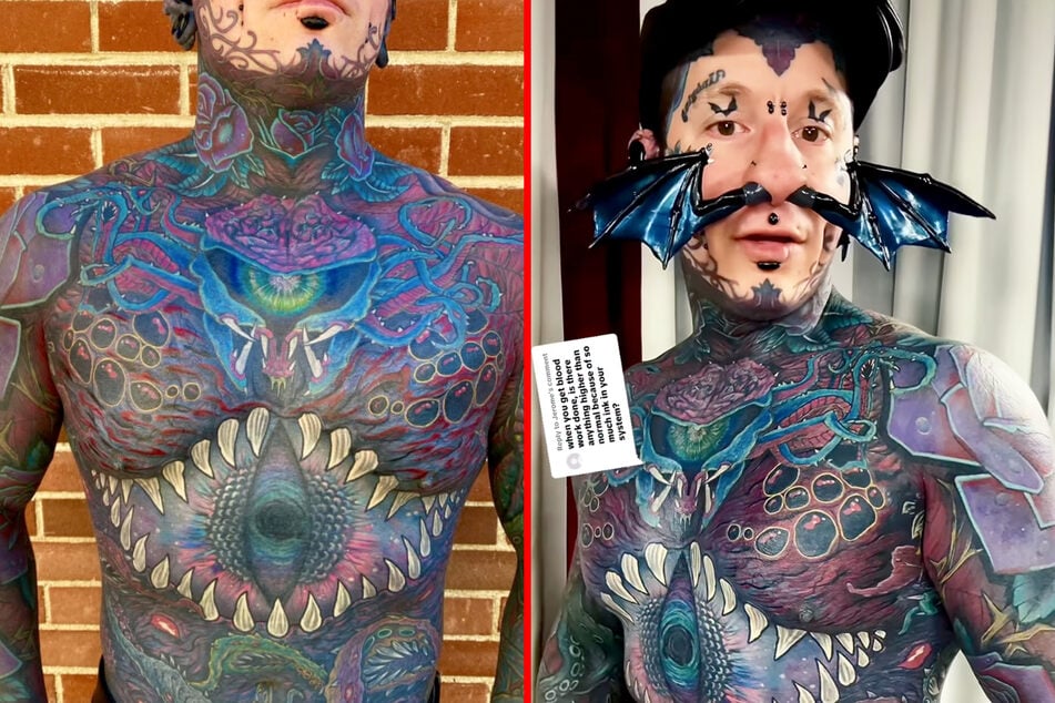 Remy Schofield is not too worried about the potential health implications that may come with extreme tattoos.