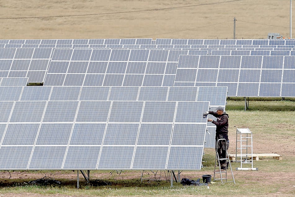 Auch in Solarparks wird geklaut. Im Leipziger Norden verschwanden im August von einer im Bau befindlichen Anlage 19 Kilometer Solar-Aluminiumkabel mit Kupferummantelung.