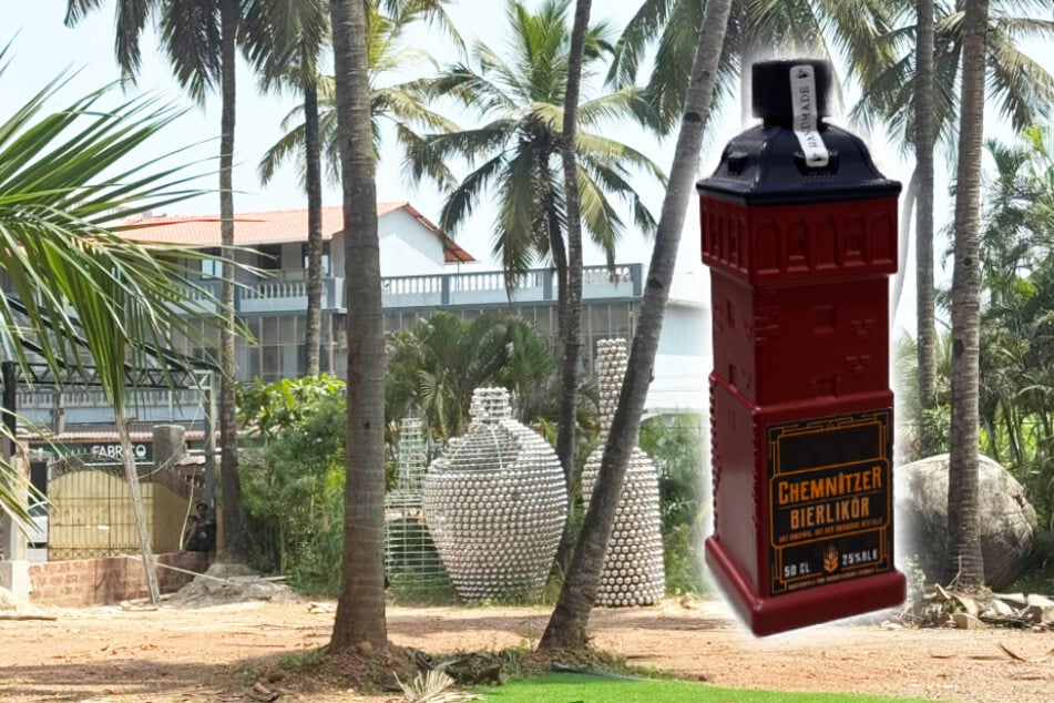 Chemnitz: Gefüllt mit Chemnitzer Bierlikör: Wird der Rote Turm zum Verkaufshit in Indien?
