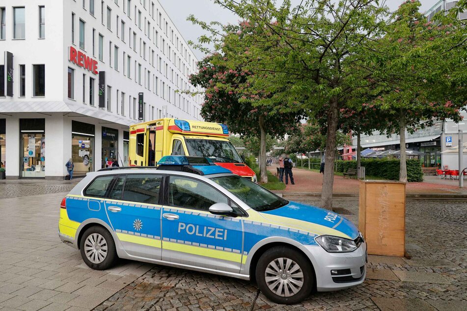 Schlägerei in der Chemnitzer City: Ein Mann (32) wurde bei der Auseinandersetzung verletzt.