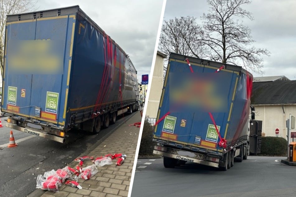 Gegen den Lkw-Fahrer (35) wurde ein Ordnungswidrigkeitsverfahren eingeleitet.