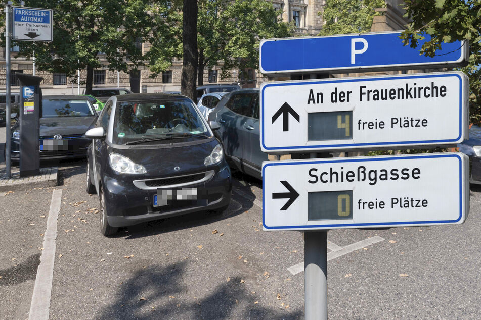 Dresden: Parkplatz an der Schießgasse monatelang dicht: Das steckt dahinter