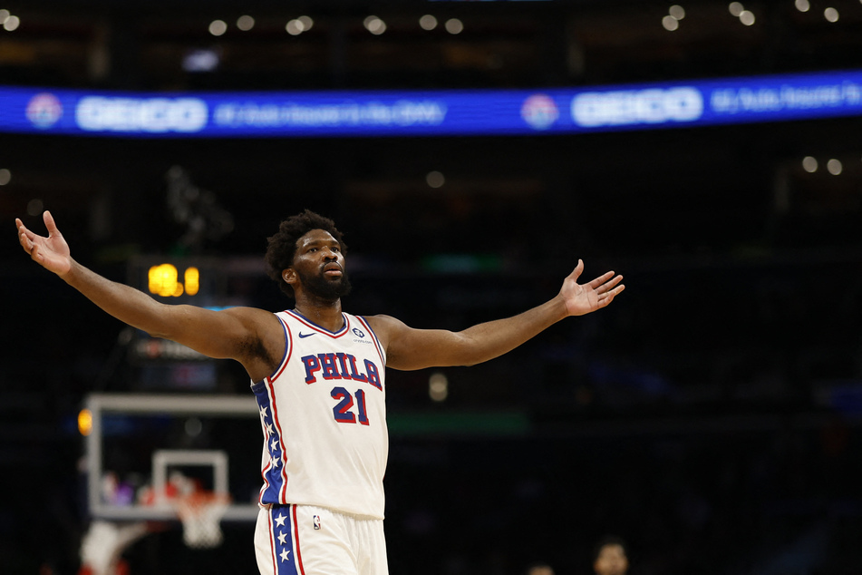 Joel Embiid scored 50 points for the Philadelphia 76ers in their win over the Washington Wizards on Wednesday.