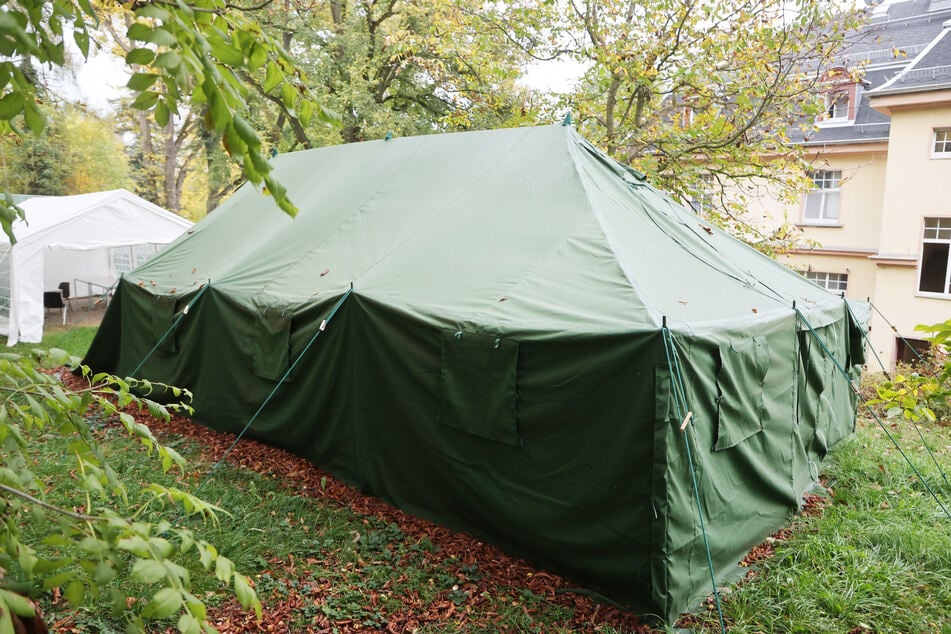 Auch in Greiz wurden in der Vergangenheit schon Zelte zur Unterbringung von Flüchtlingen aufgestellt. (Archivbild)