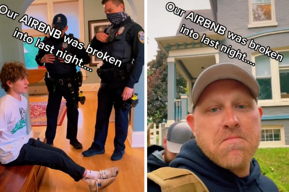 Drunk Wisconsin teen breaks into Airbnb room where cops are staying!