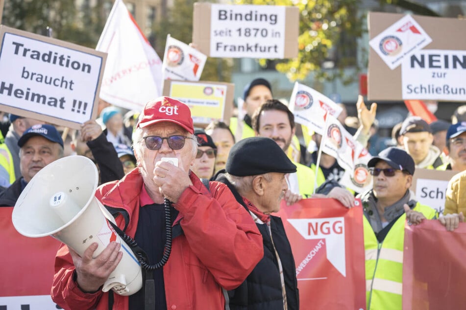 Frankfurt: Binding muss schließen: Gewerkschaft kündigt jetzt verschärfte Proteste ab