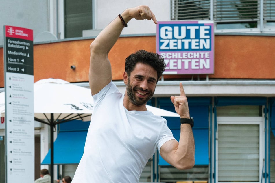 Jan Kittmann ist zurück am Set von "Gute Zeiten, schlechte Zeiten" ...