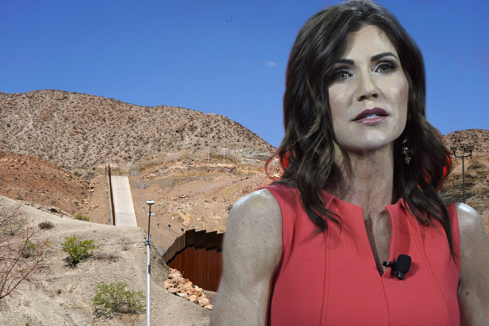 South Dakota Governor Kristi Noem announced plans to deploy National Guard troops to the US-Mexico border.