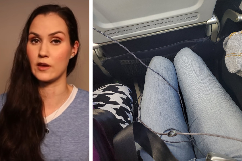 Sydney Watson fühlte sich auf ihrem mittleren Sitzplatz im Flugzeug eingeklemmt. Das hatte wütende Twitter-Postings zur Folge.
