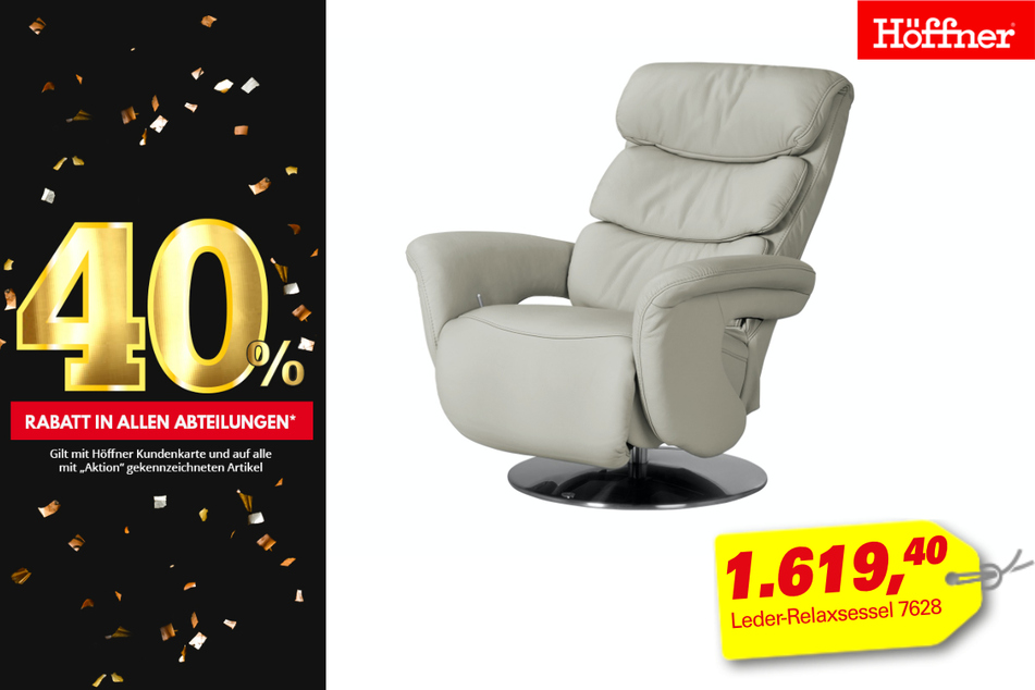 Leder-Relaxsessel 7628
für 1.619,40 Euro