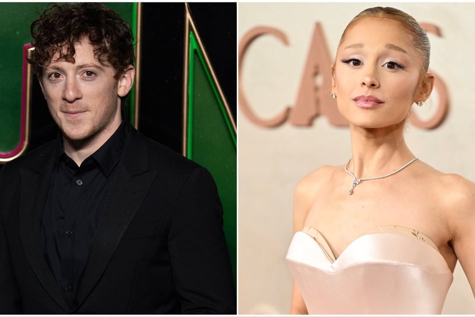 Insiders suggest that a break-up between Ariana Grande (r.) and Ethan Slater (l.) is inevitable due to their "hot and cold" romance.