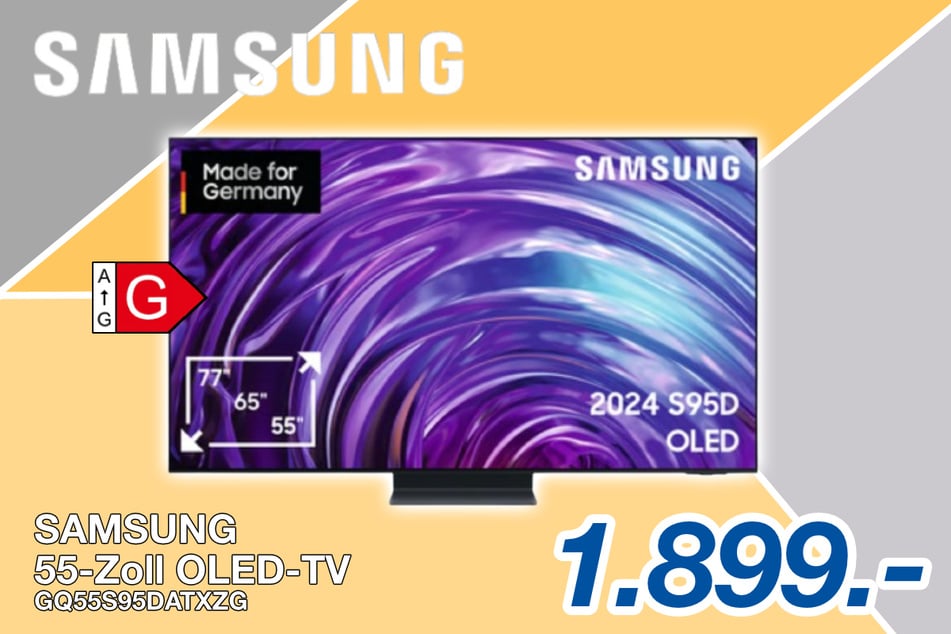 Der 55-Zoll Samsung LOED-TV
für 1.899 Euro.