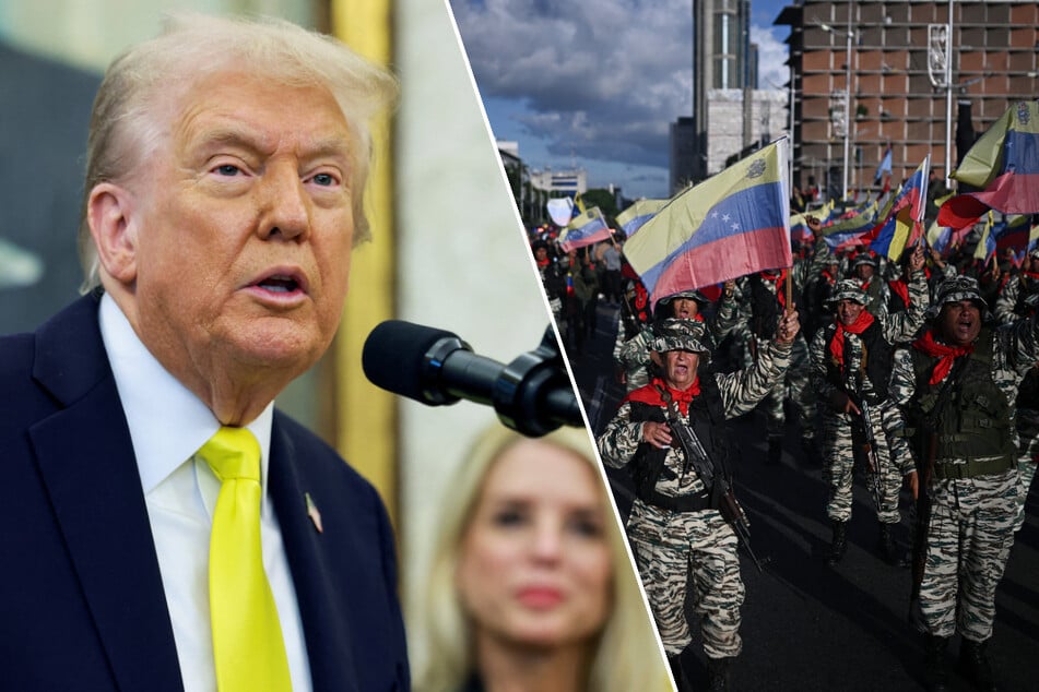Venezuelan President Nicolás Maduro ordered a mass mobilization in response to increasingly aggressive threats from his US counterpart, Donald Trump (l.).