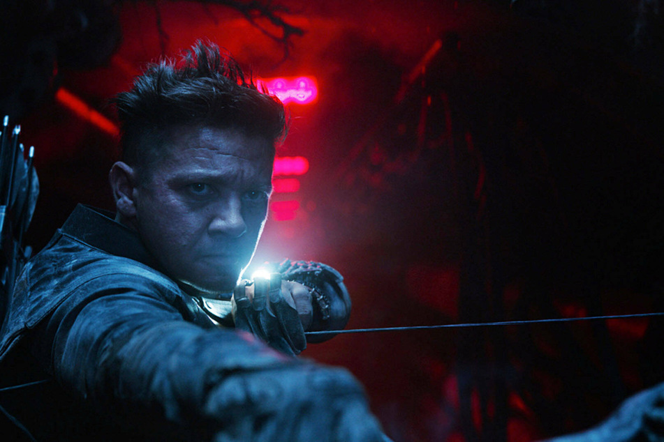 Jeremy Renner as Hawkeye in Avengers: Endgame.  The actor will reprise his role in the main series, which premieres later this year on Disney +.
