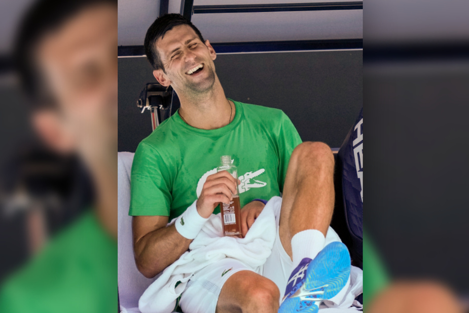 Novak Djokovic (34) während einer Trainingseinheit in Melbourne am Donnerstag. Flackert der Profi bald bei Netflix über die TV-Bildschirme?