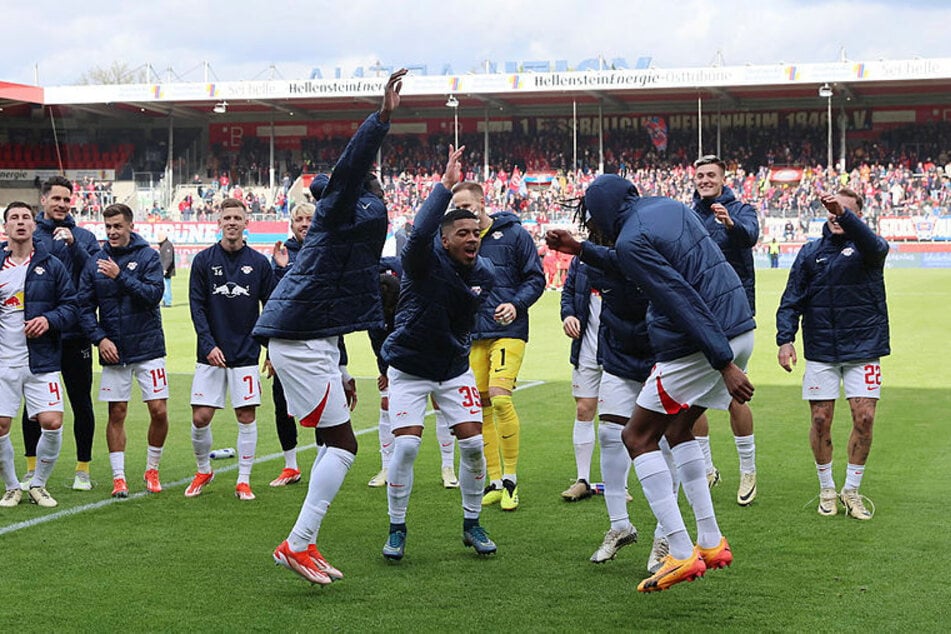 RB Leipzig will auch am Sonntag wieder in Heidenheim feiern.