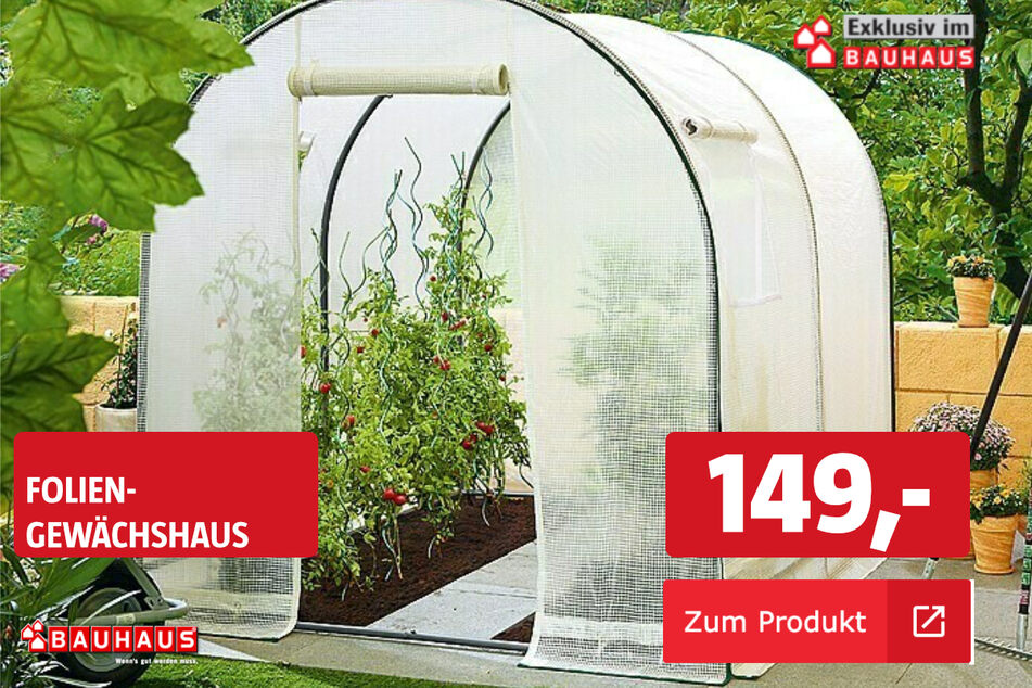 Folien-Gewächshaus
für 149 Euro