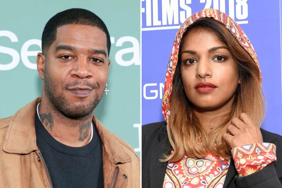 Rapper MIA (r) recently filed a lawsuit against Kid Cudi (l) after he kicked her off a tour for allegedly delivering an "offensive" rant during a set.