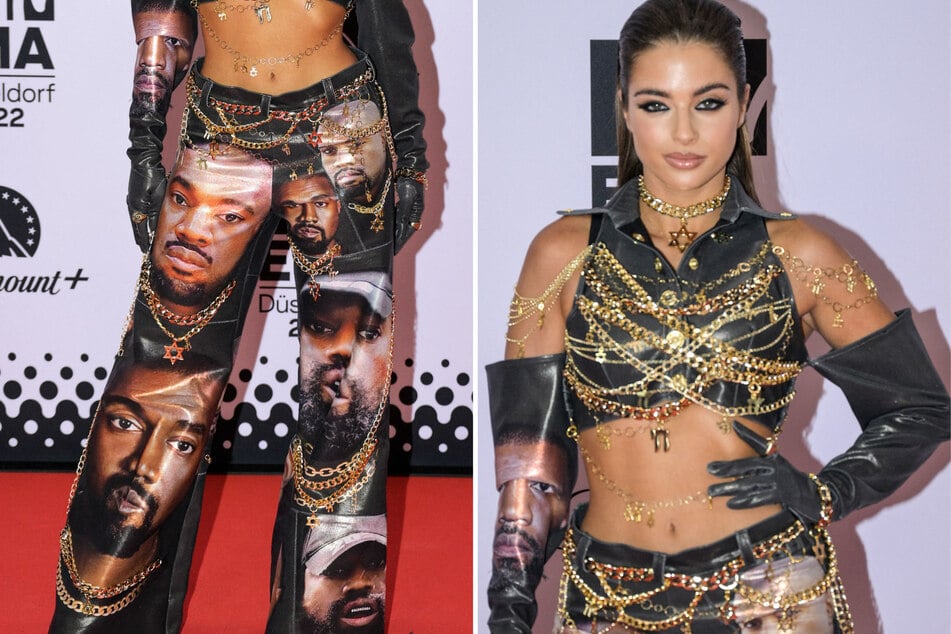 Israeli singer Noa Kirel protests Kanye West's antisemitism with MTV EMA outfit
