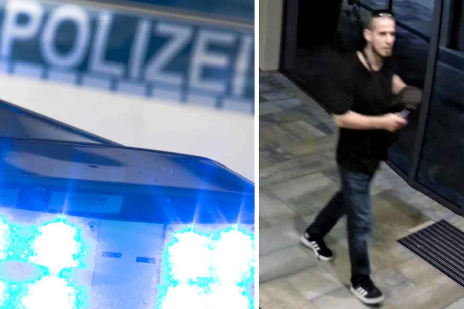 Mit diesem Foto fahndet die Polizei nach dem mutmaßlichen Dieb aus Lübbenau (Oberspreewald-Lausitz).
