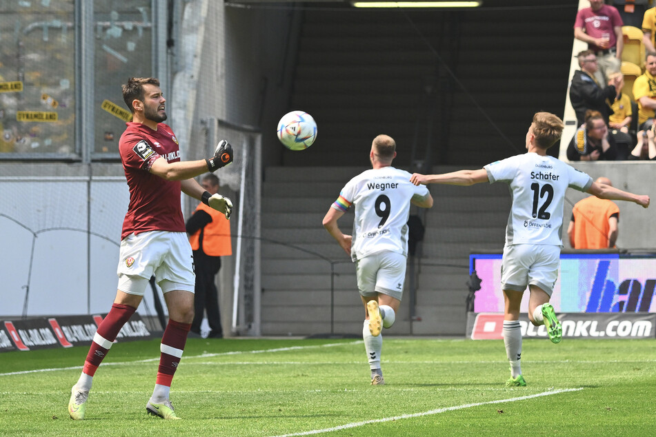 Für Dynamo und Keeper Stefan Drljaca begann das letzte Heimspiel der Saison mit einem Rückstand in der 19. Minute.