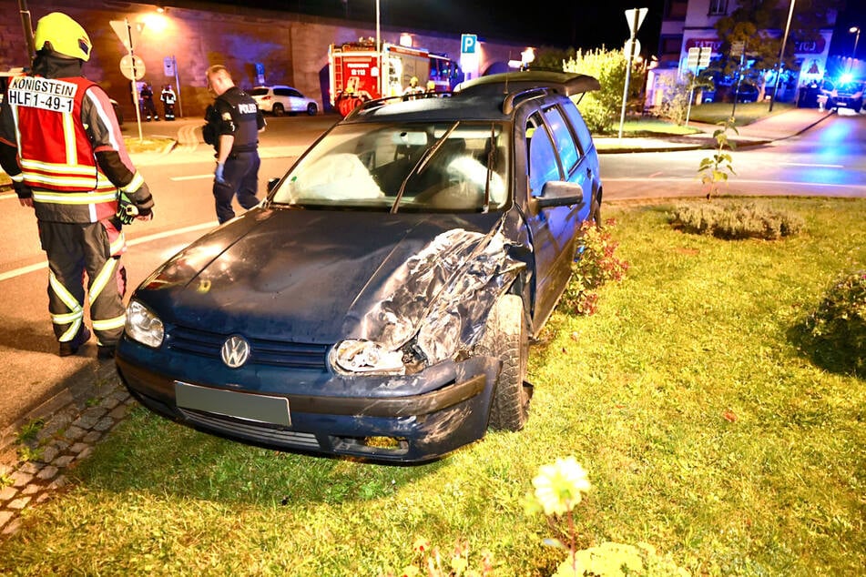 Der Fahrer (32) eines VW Polo hatte versucht, vor der Polizei zu flüchten. Ohne Erfolg.