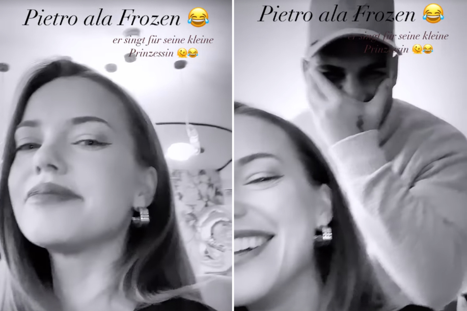 Laura Maria Rypa (28) hat einen lustigen Moment mit Pietro Lombardi (31) bei Instagram geteilt.