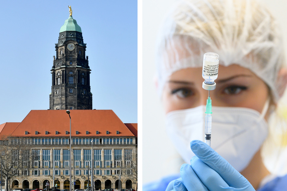 Dresdner Rathaus wird Impfzentrum und sucht Helfer