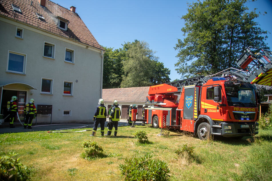 Die Wehren waren zur Stelle und löschten den Brand.
