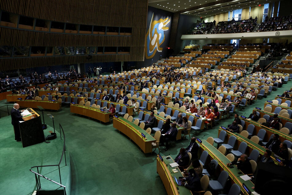 Israeli Prime Minister Benjamin Netanyahu addressed a largely deserted UN General Assembly hall and vowed to continue his wars on Lebanon and Gaza.