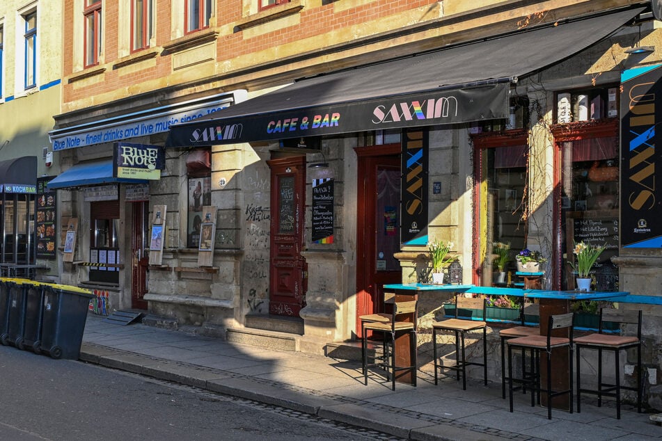 Die Bar "Saxxim" in der Görlitzer Straße. Davor nannte sich die Kneipe "Schluckspecht" und "0815".