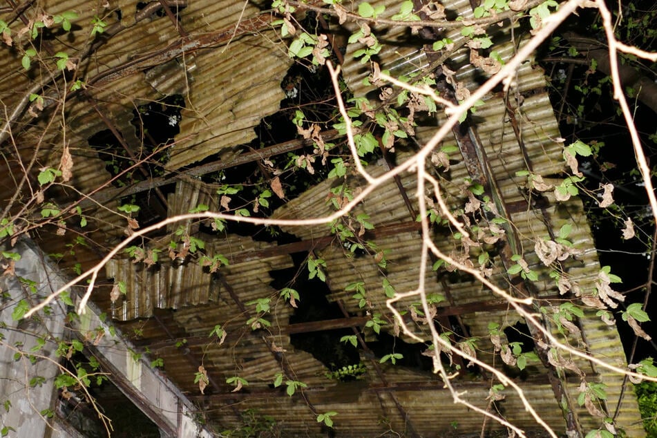 Durch dieses Loch im Dach war der 17-Jährige rund sechs Meter in die Tiefe gestürzt.