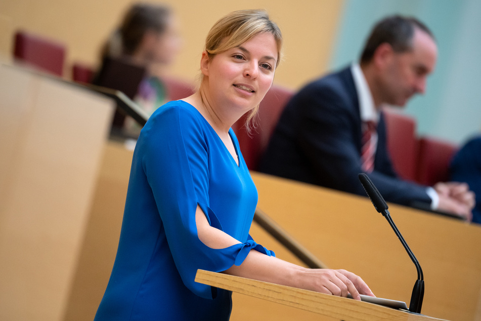 Katharina Schulze ist die Fraktionsvorsitzende von Bündnis 90/Die Grünen im bayerischen Landtag.