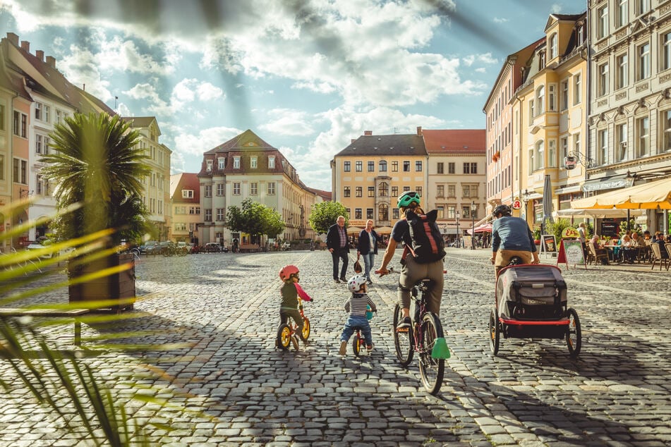 Wer seine Strecke geschafft hat, hat sich danach in der Stadt auch ein Eis verdient.