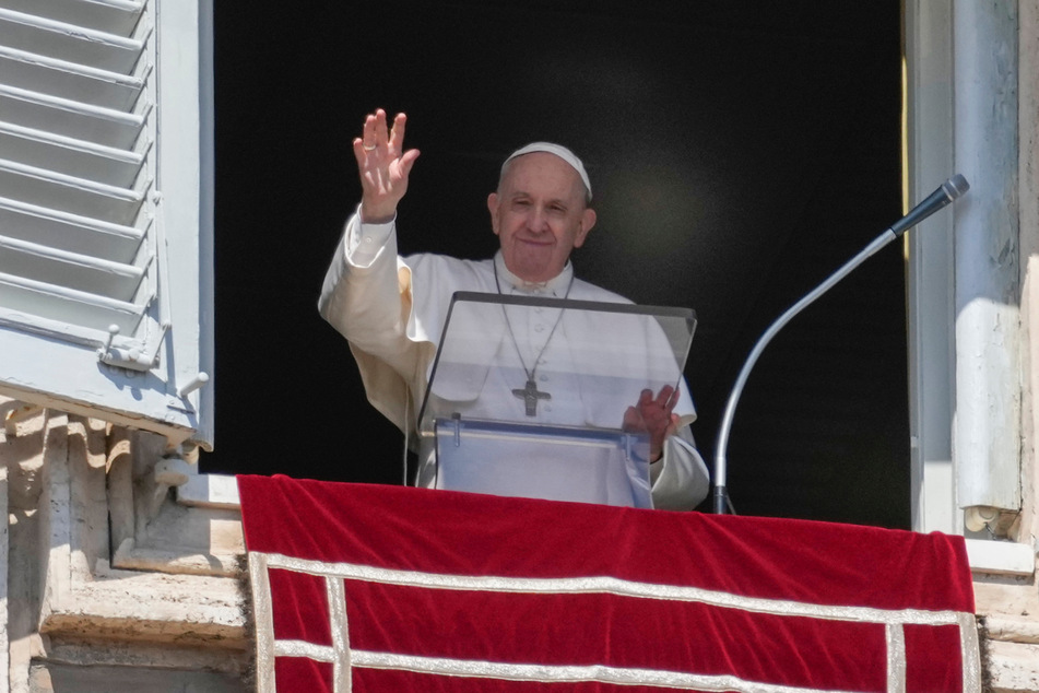 Papst Franziskus (85) am 13. März.