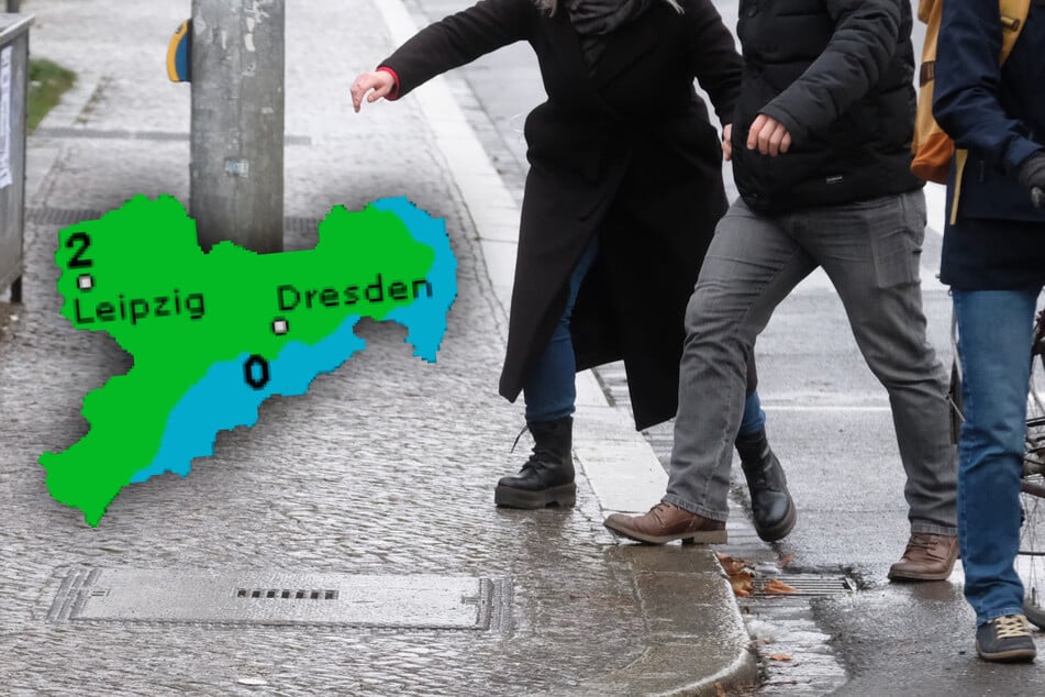 Mancherorts müssen nicht nur Autofahrer, sondern auch Fußgänger vorsichtig auf den Straßen sein.