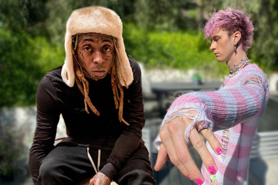 Machine Gun Kelly and Lil Wayne teamed up for the Ohio native's new single, ay!