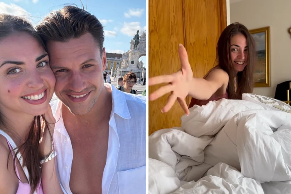 Ekaterina Leonova (38) und ihr Partner Ilya Viarmenich verbringen ihren ersten großen Liebesurlaub in Portugal.