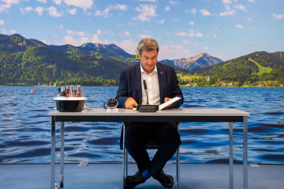 Bayerns Ministerpräsident Markus Söder (54, CSU) stellte die neuen Corona-Regeln vor.
