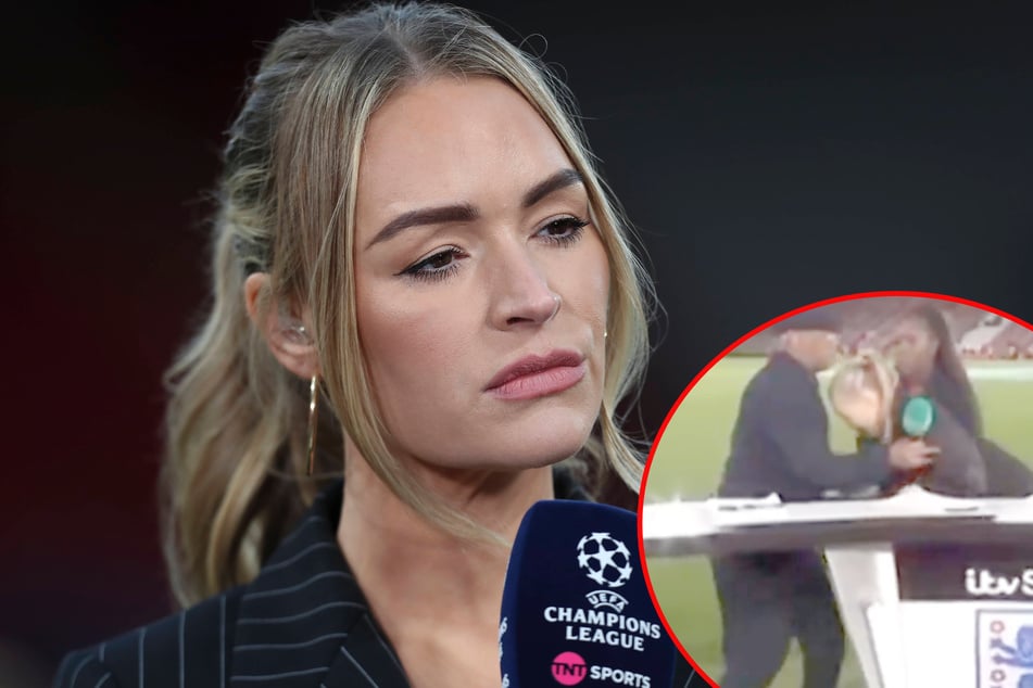 Schock-Moment im TV: Fußball-Moderatorin bricht während Live-Übertragung zusammen