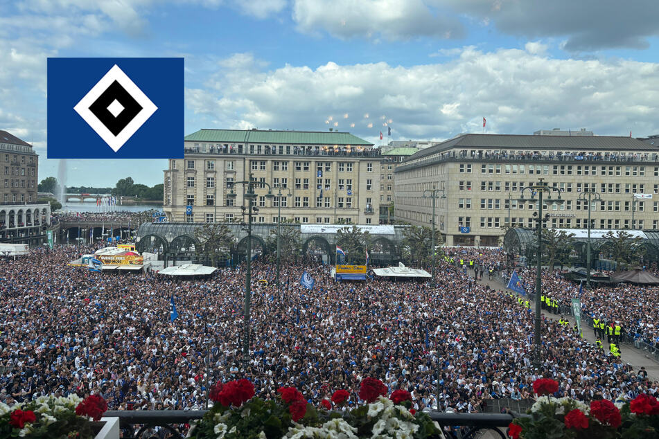 HSV-Blog: Zehntausende feiern am Rathaus den Aufstieg