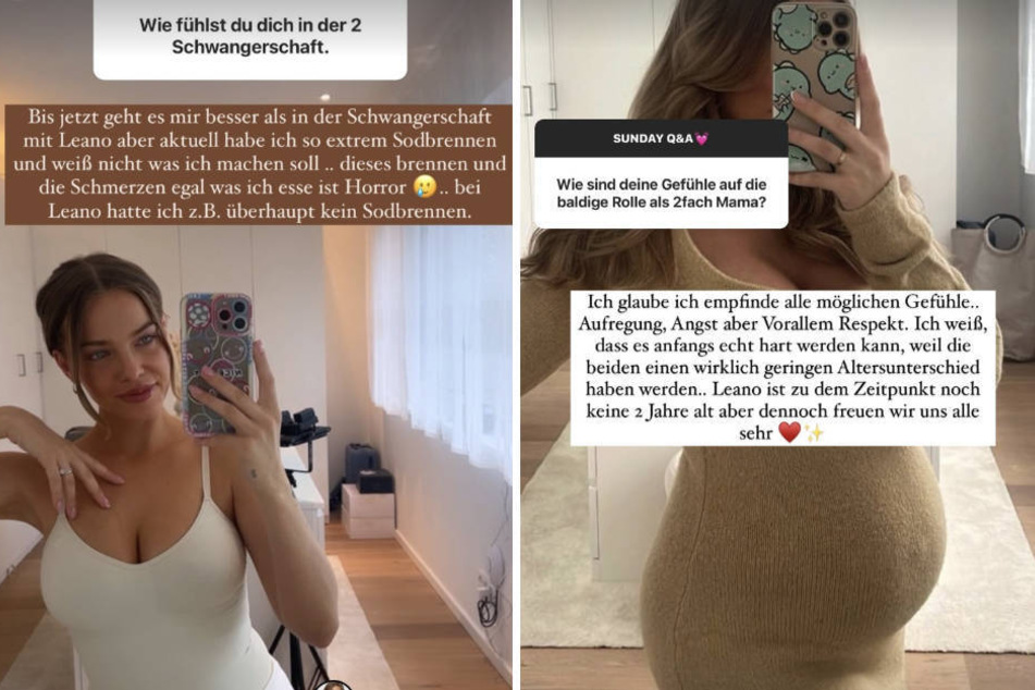 Bei Instagram beantwortete Laura Maria ihren Fans einige Fragen zu ihrer zweiten Schwangerschaft.